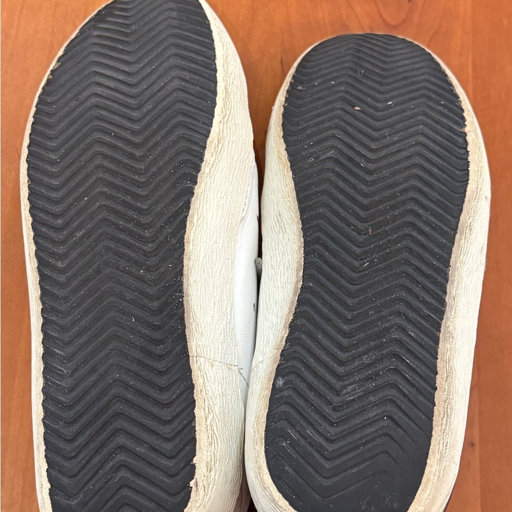 Golden Goose Women's Superstar White Leather /Suede Heels/ Zebra Stars/ Sz.38 - Picture 11 of 13